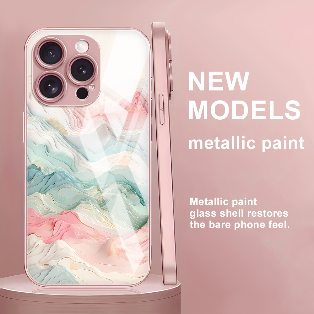 Samsung Galaxy S25 - Casing Ponsel Kaca Tempered Untuk Samsung
