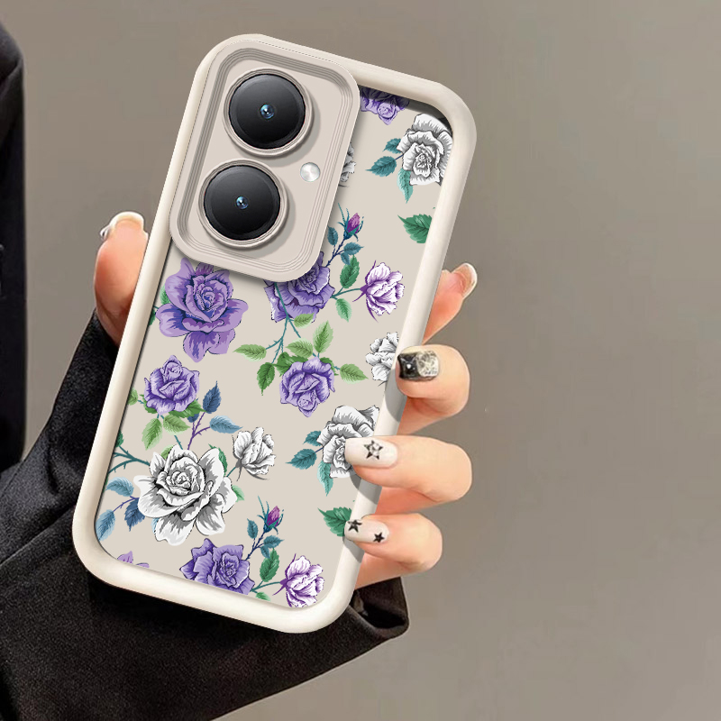 Vivo Y28 - Casing Ponsel Lukisan Bunga untuk Vivo