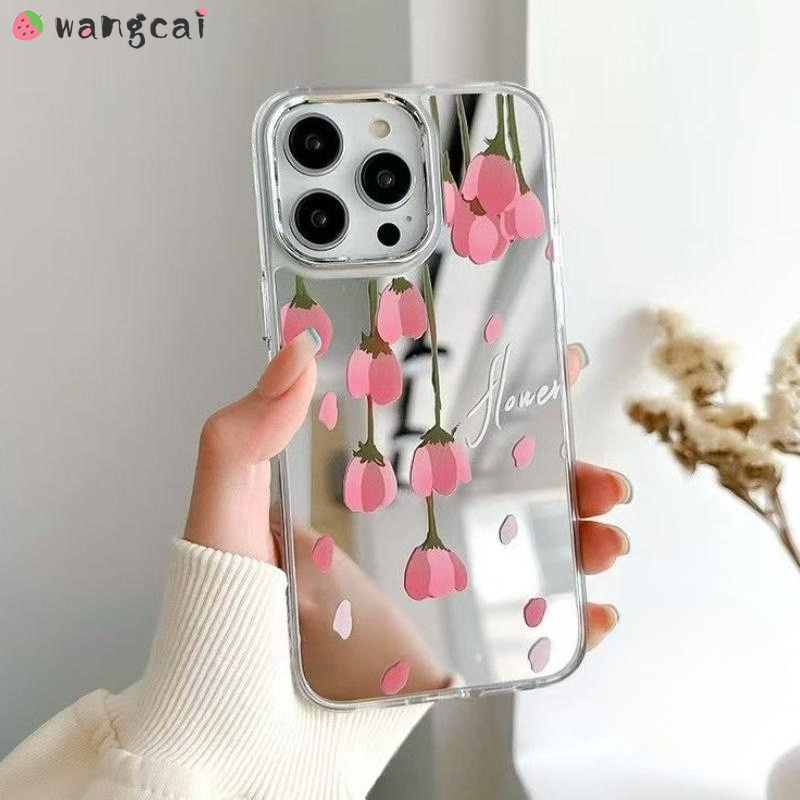 Casing Ponsel Cermin Motif Tul - Realme Gt 6 ulasan dan harga